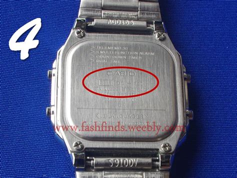 casio watch ebay fake vs original|casio watch serial number lookup.